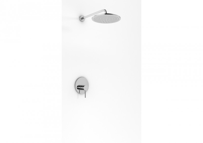 Kohlman Roxin zestaw podtynkowy z deszczownicą okrągłą 20x20 cm chrom QW220RR20