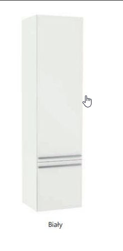 Ravak Clear słupek SB 400 prawy biały/biały X000000763