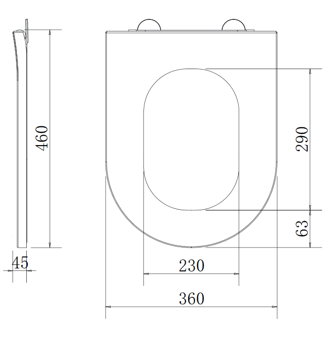 Omnires Tampa deska wolnoopadająca duroplast biały TAMPADEBP