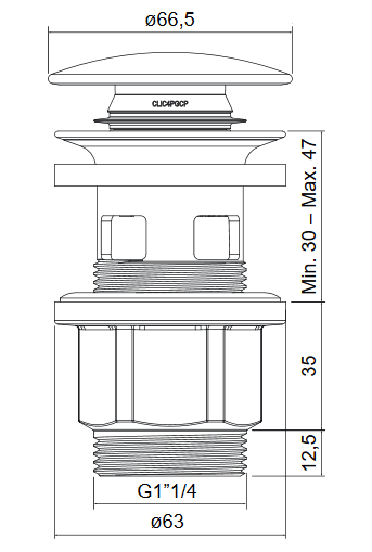 Omnires korek kilk-klak A64IN