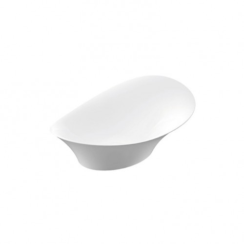 Marmorin Alice II umywalka nablatowa asymetryczna 67x39 cm Mineralicast P_U_002_02_0672