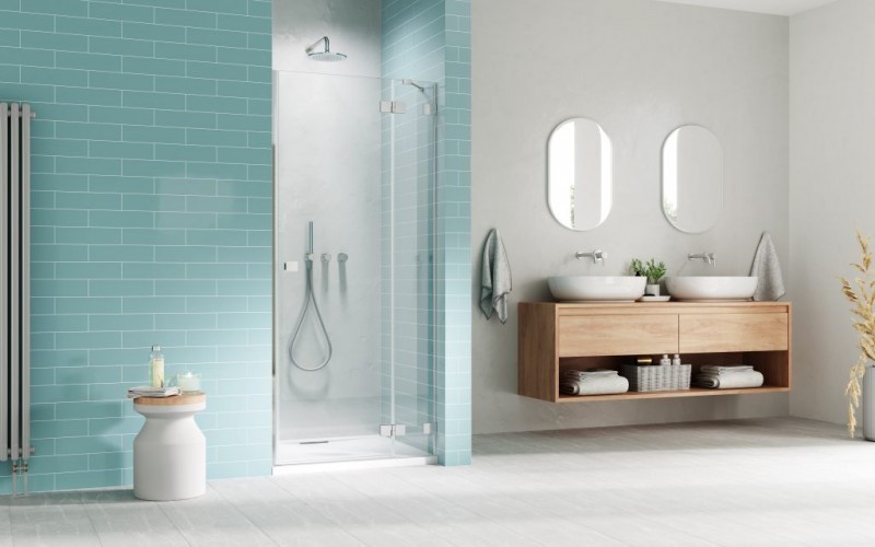 Radaway Essenza Pro DWJ drzwi otwierane 110 cm prawe chrom przeźroczyste Easy Clean 10099110-01-01R