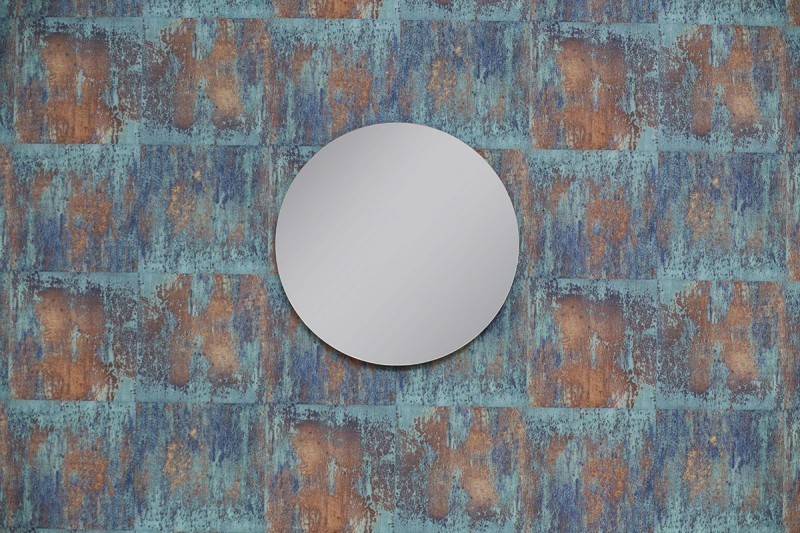 Kraft Moon Lustro okrągłe fi 80 cm z podświetleniem Led