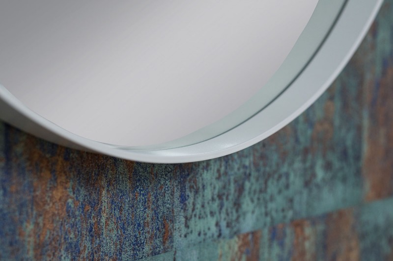 Kraft Olymp Lustro okrągłe fi 60 cm biały mat