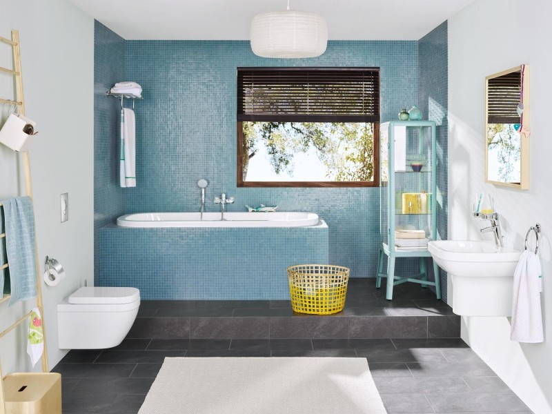 Grohe Eurosmart bateria wannowa ścienna z zestawem prysznicowym chrom 3330220A