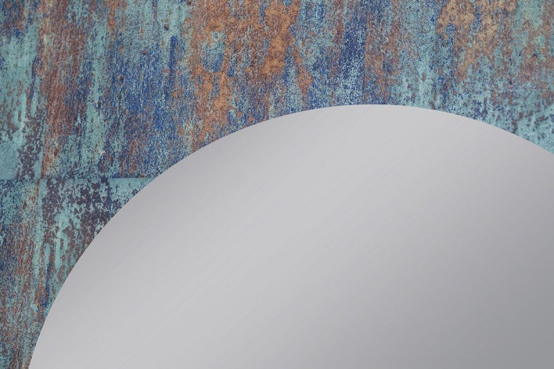 Kraft Moon Lustro okrągłe fi 70 cm z podświetleniem Led