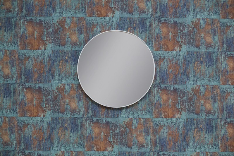 Kraft Olymp Lustro okrągłe fi 60 cm biały mat