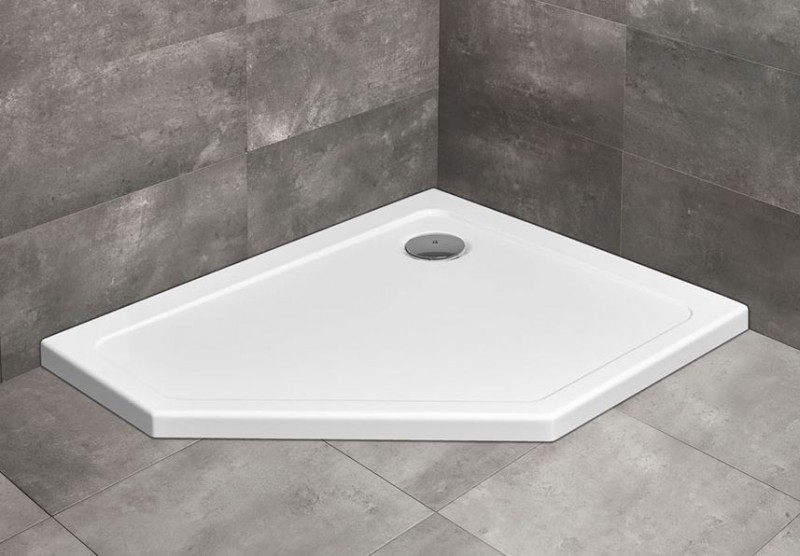 Radaway Doros PT E brodzik pentagonalny asymetryczny 100x90 prawy SDRPT1090-01R