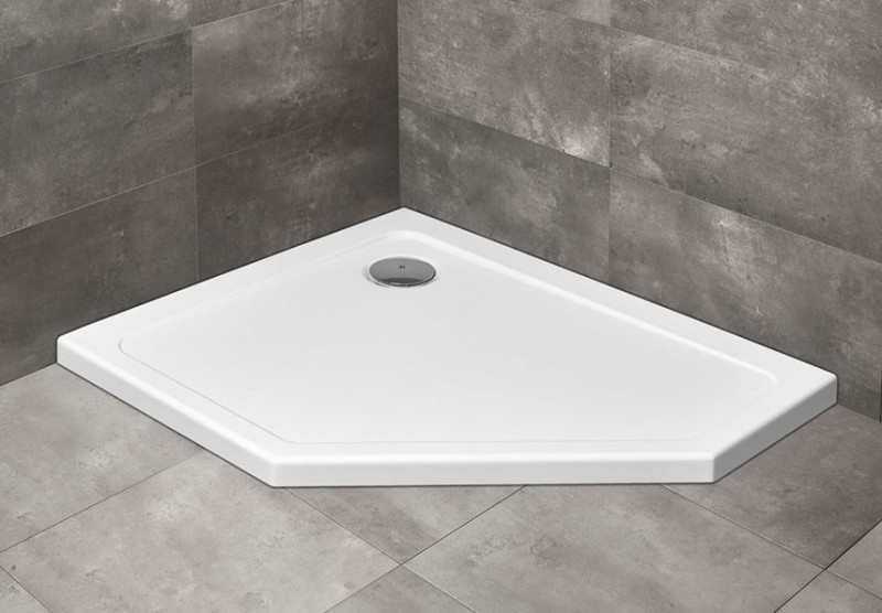 Radaway Doros PT E brodzik pentagonalny asymetryczny 100x90 lewy SDRPT1090-01L