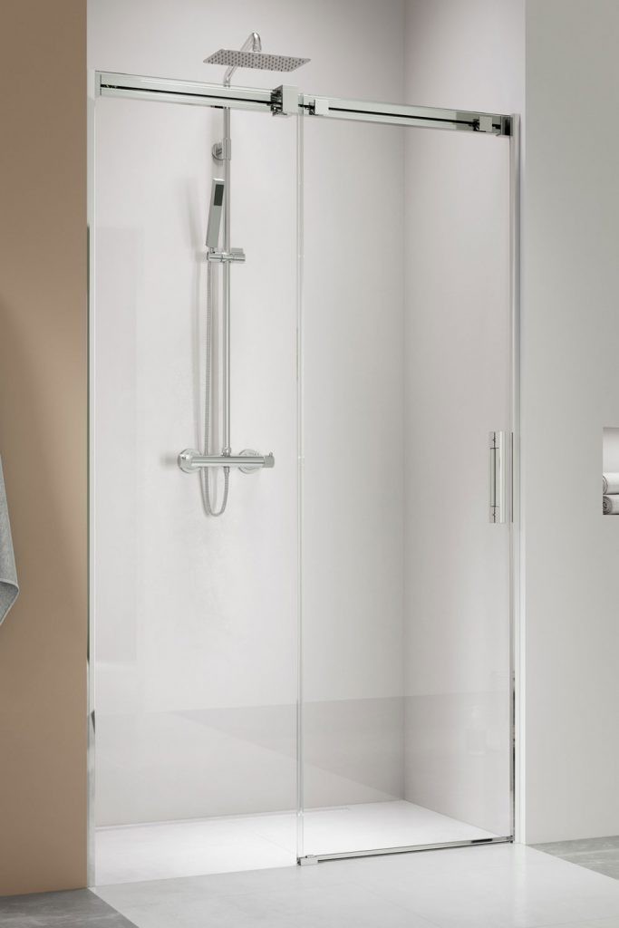 Radaway Espera Pro DWJ drzwi przesuwne 120 cm lewe chrom przeźroczyste Easy Clean 10090120-01-01L + 10091120-01-01L