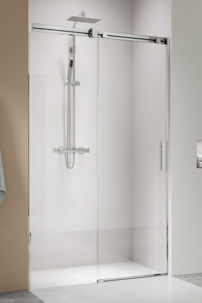 Radaway Espera Pro DWJ drzwi przesuwne 100 cm lewe chrom przeźroczyste Easy Clean 10090100-01-01L + 10091100-01-01L