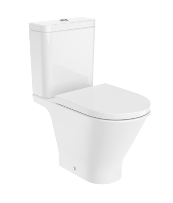 Roca Gap Roud Rimless muszla kompaktowa odpływ uniwersalny A3420N8000