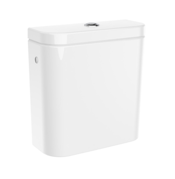 Roca Gap Round zbiornik spłuczka 3/4,5 l do muszli kompaktowej dopływ z boku A3410N1000