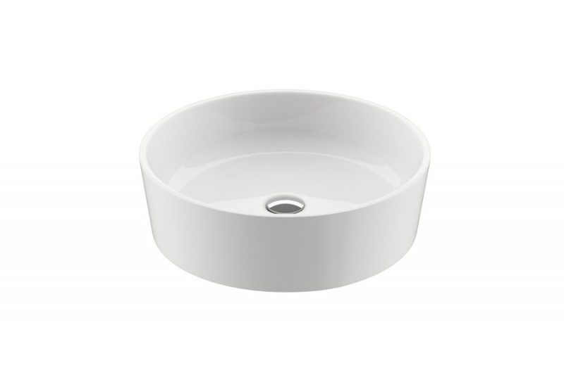 Ravak Moon 1 umywalka stawiana na blat okrągła 40x40 cm konglomerat biały XJN01300000