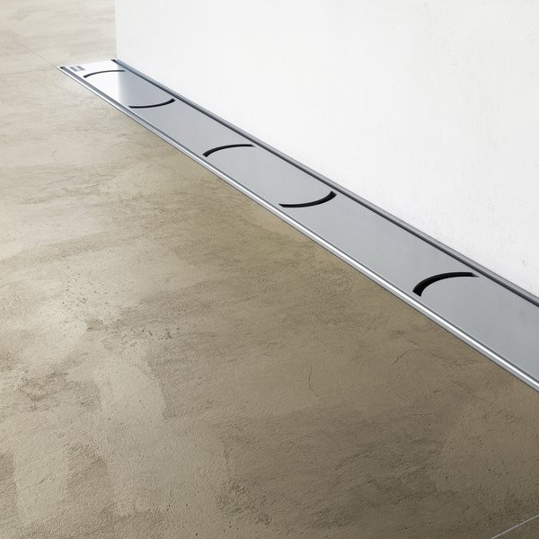 Ravak Chrome odpływ liniowy przyścienny 75 cm stal nierdzewna X01624