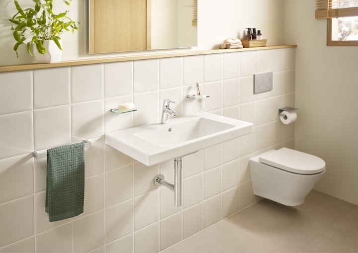 Roca Alter umywalka wisząca 100x46 biały MAXICLEAN A3270MA00M