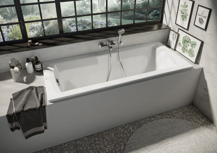 Roca Linea Slim wanna prostokątna 140x70 z nogami A248539000