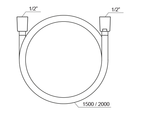 Ravak wąż natryskowy 150 cm SilverShine 914.00 X07P338