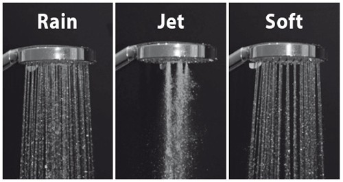 Ravak słuchawka prysznicowa FLAT-XXL 3-funkcyjna 961.00 X07P344