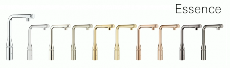 Grohe Essence SmartControl bateria kuchenna zlewozmywakowa z wyciąganą wylewką chrom połysk 31615000