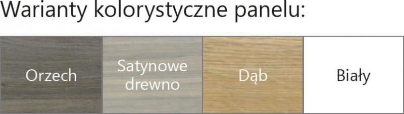 Ravak City panel boczny 80 cm lewy orzech X000001064