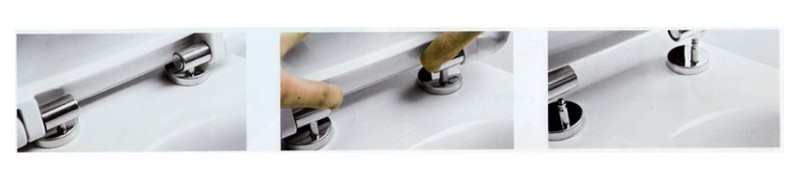 Roca Gap Ultraslim deska wolnoopadająca latwowypinalna twarda duroplast A801472003