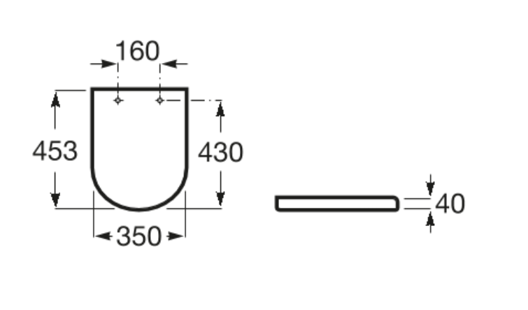 Roca Gap Round Compacto deska sedesowa wolnoopadająca supralit A801D22001