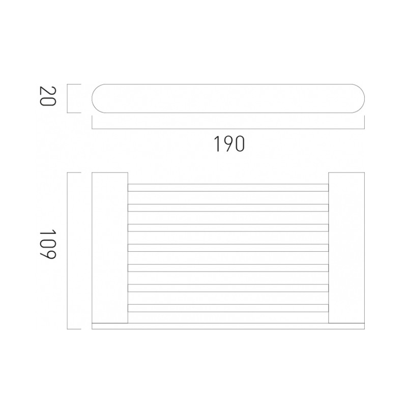 Vado Photon mydelniczka wisząca chrom połysk PHO-182A-C/P