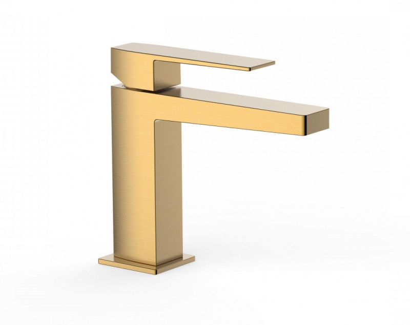 Tres Slim-Tres bateria umywalkowa perlator złoty matowy 202.103.01.OM