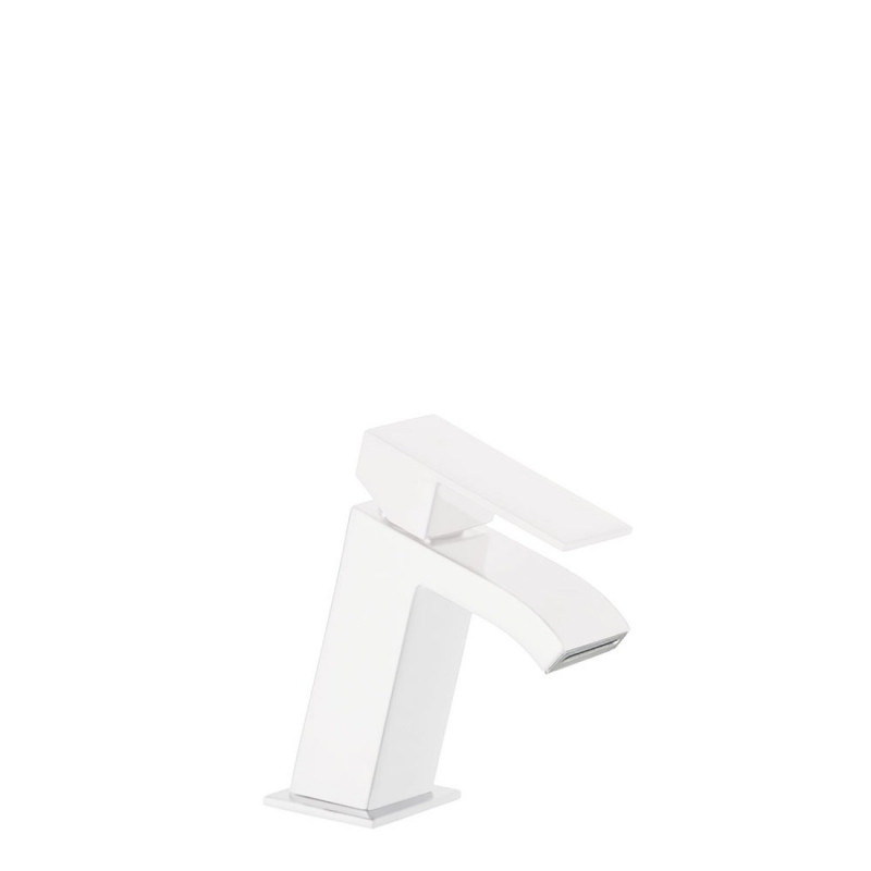 Tres Cuadro Exclusive bateria umywalkowa kaskada biały matowy 006.201.01.BM