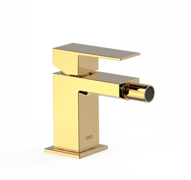Tres Cuadro Exclusive bateria bidetowa złoty polerowany 006.120.01.OR