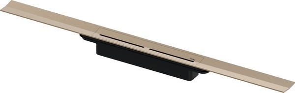 Tece Drainprofile odpływ liniowy 100 cm odwodnienie liniowe profil regulowany czerwone złoto szczotkowane 671003