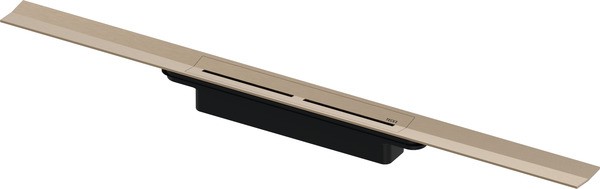 Tece Drainprofile odpływ liniowy 80 cm odwodnienie liniowe profil regulowany czerwone złoto szczotkowane 670803