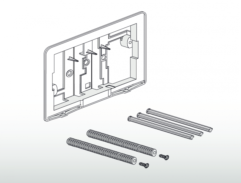 Roca Duplo One zestaw adaptacyjny do przycisków PL1, PL2, PL4, PL6, PL7 A890064000