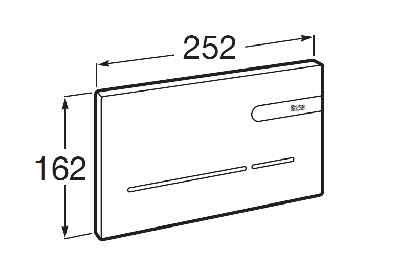 Roca Pro EP-2 przycisk spłukujący elektroniczny do WC biały A890104009