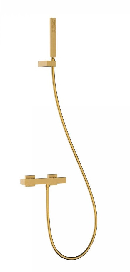 Tres Slim-Tres bateria natryskowa z zestawem złoty matowy 202.167.01.OM