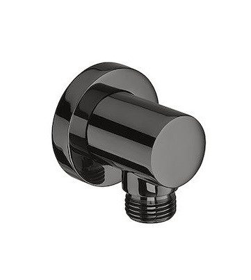 Roca Round przyłącze kątowe 1/2 czarny połysk A5B1450CN0