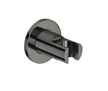 Roca Round uchwyt prysznicowy czarny połysk A5B1350CN0