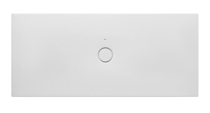 Roca Cratos brodzik prostokątny ceramiczny 180x80 biały matowy Senceramic A3740L0620