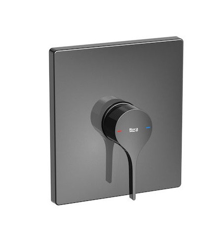 Roca Insignia Black podtynkowa bateria prysznicowa czarny połysk A5A2B3ACN0