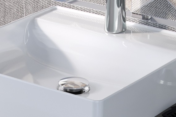 Excellent korek clik-clack umywalkowo-bidetowy chrom ARIN.1485.01CR