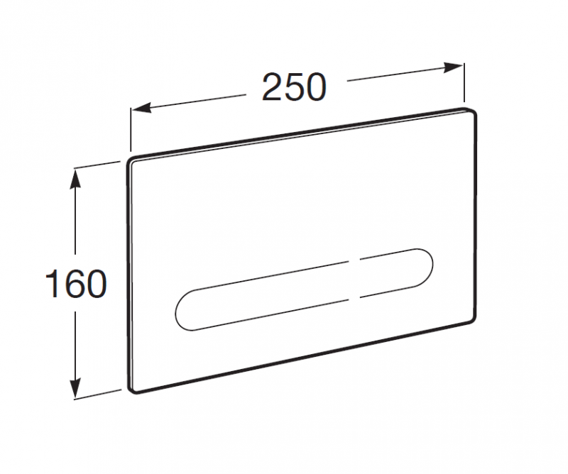 Roca Pro EP-1 przycisk spłukujący elektroniczny do WC czarny A890104008