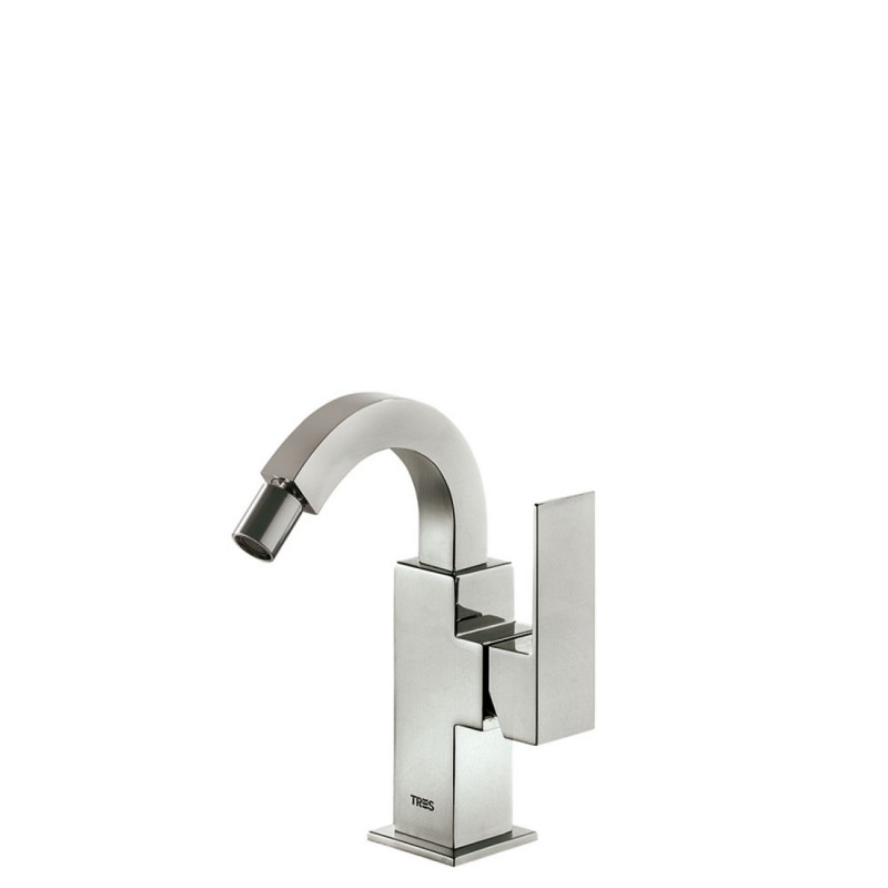 Tres Cuadro bateria bidetowa perlator stal 006.124.02.AC