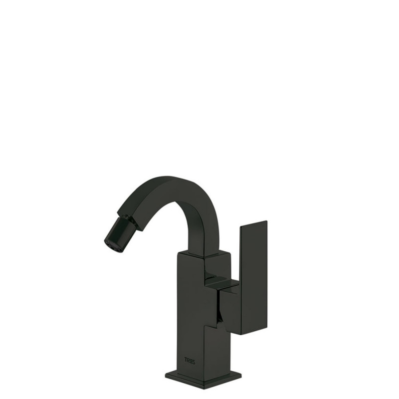 Tres Cuadro bateria bidetowa perlator czarny matowy 006.124.02.NM