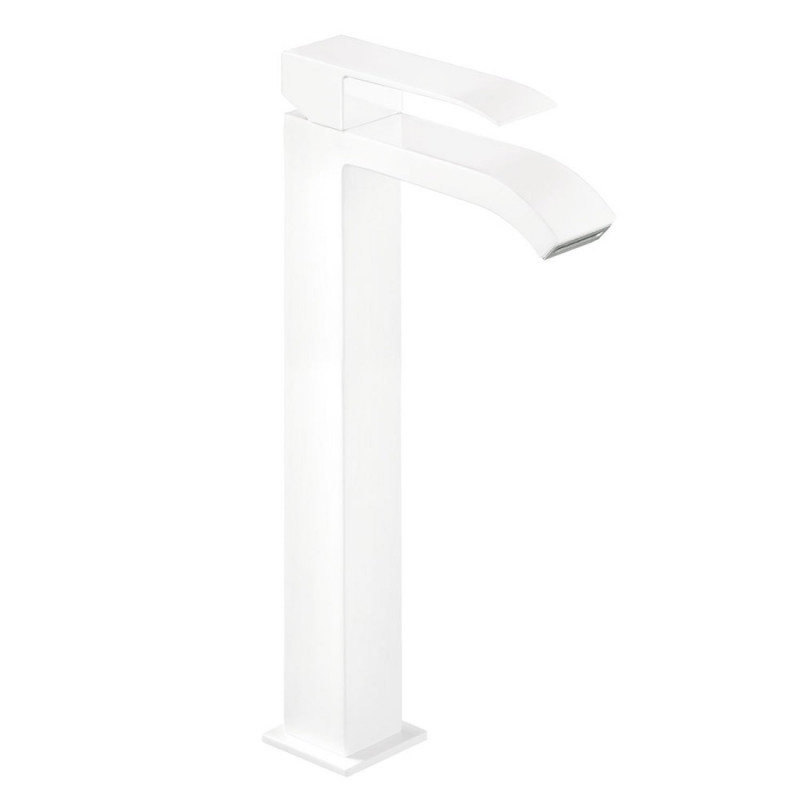 Tres Cuadro bateria umywalkowa wysoka biały matowy 006.810.01.BM