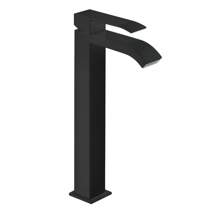 Tres Cuadro bateria umywalkowa wysoka czarny matowy 006.810.01.NM