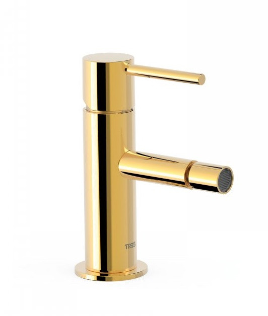 Tres Study Exclusive bateria bidetowa złoty polerowany 062.120.01.OR