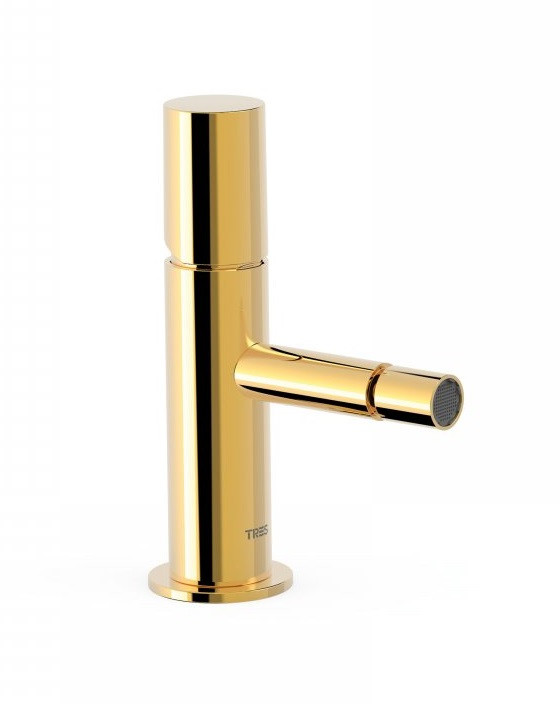 Tres Study Exclusive bateria bidetowa złoty polerowany 061.120.01.OR