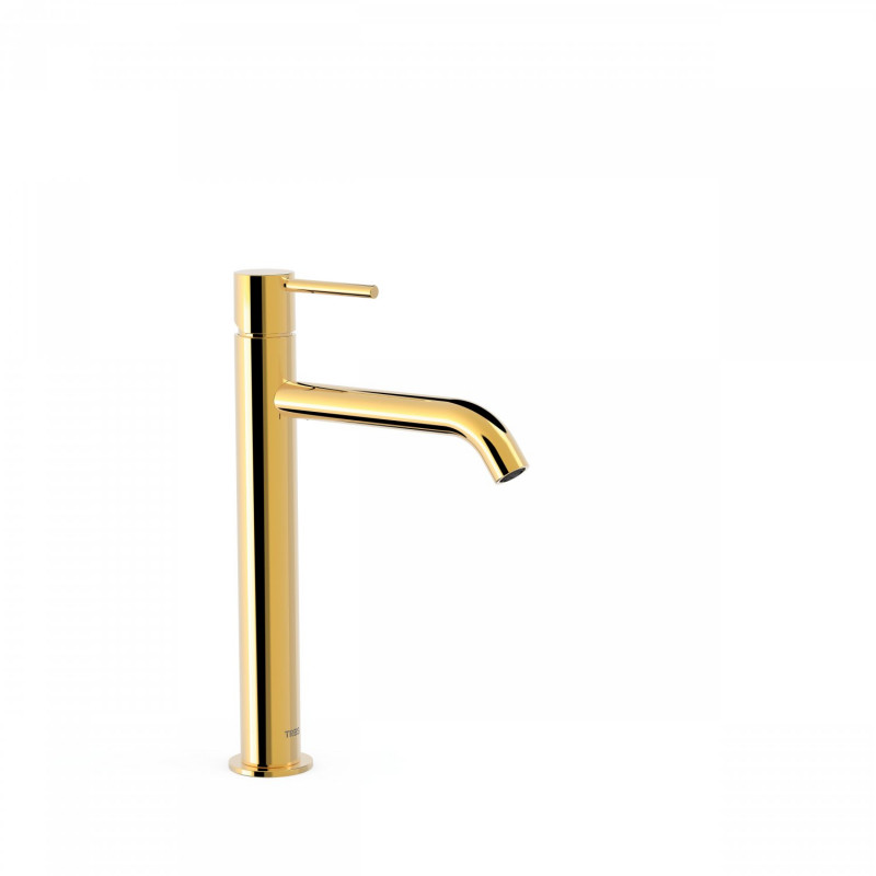 Tres Study Exclusive bateria umywalkowa wysoka złoty polerowany 262.308.01.OR