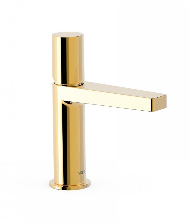 Tres Exclusive Project-Tres bateria umywalkowa złoty polerowany 211.103.02.OR